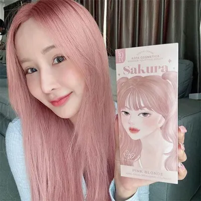 Kota Cosmetics Color Cream Sakura Hair Color Pink Blonde 100ml	